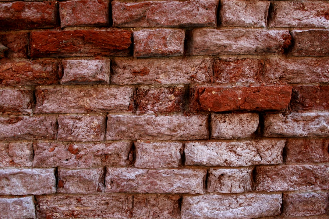 A close up of a brick wall made of bricks