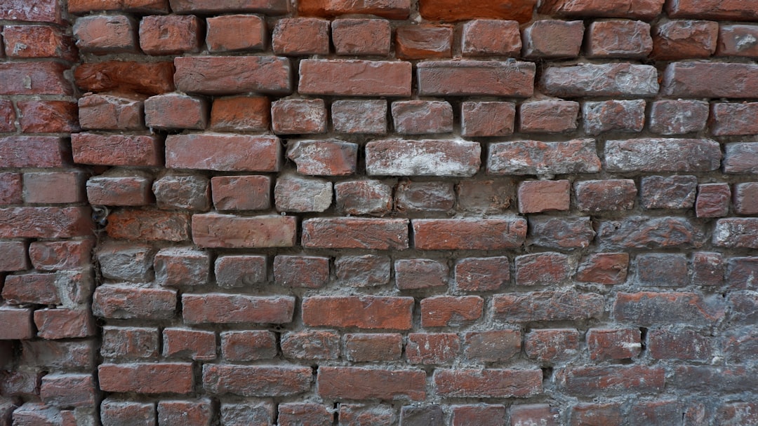 a brick wall with a brick wall